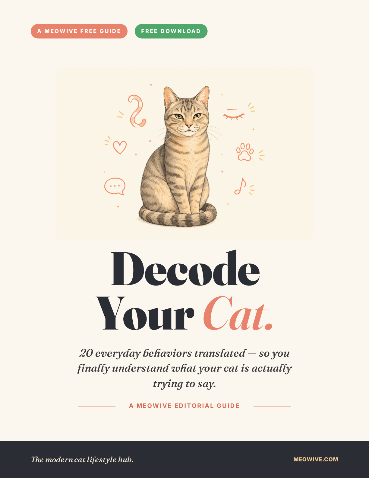 Decode Your Cat — free Meowive guide