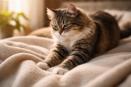 Why do cats knead blankets