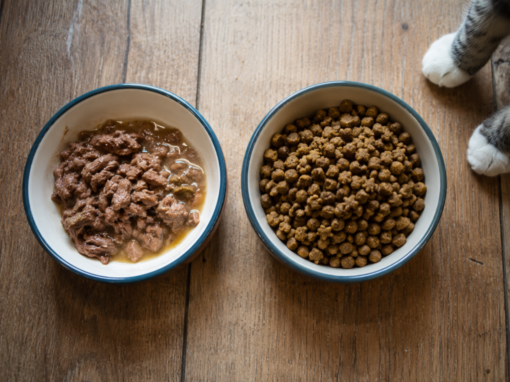 wet vs dry cat food