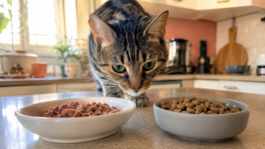 wet vs dry cat food