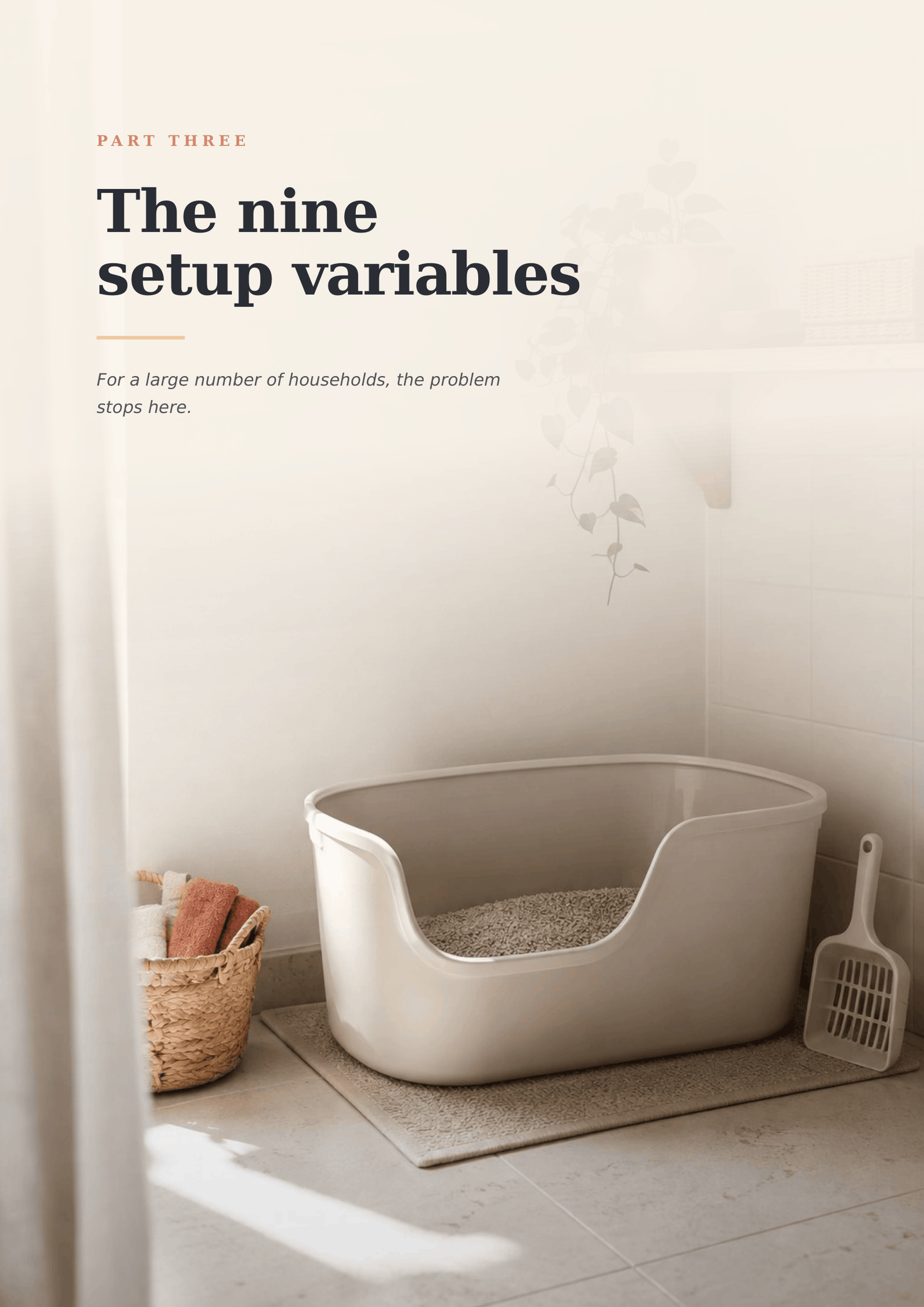 Inside the book — the nine-variable specification page