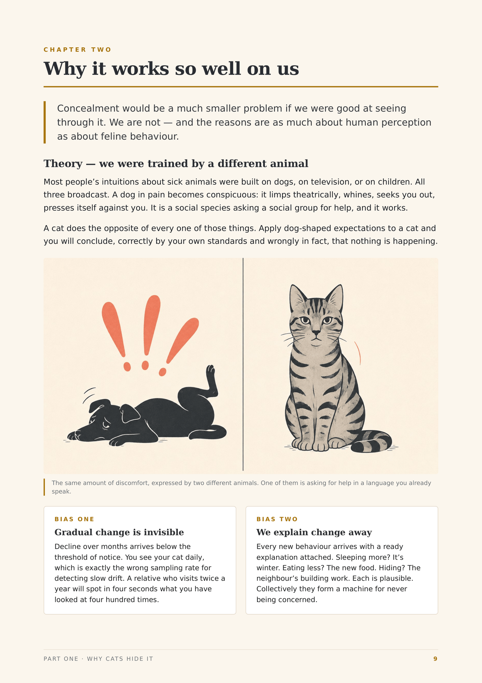 The baseline card — a page from Part Two